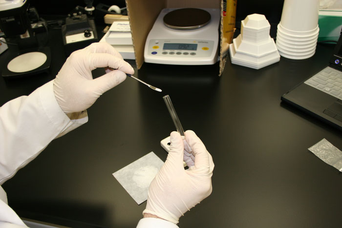 image of a crime lab