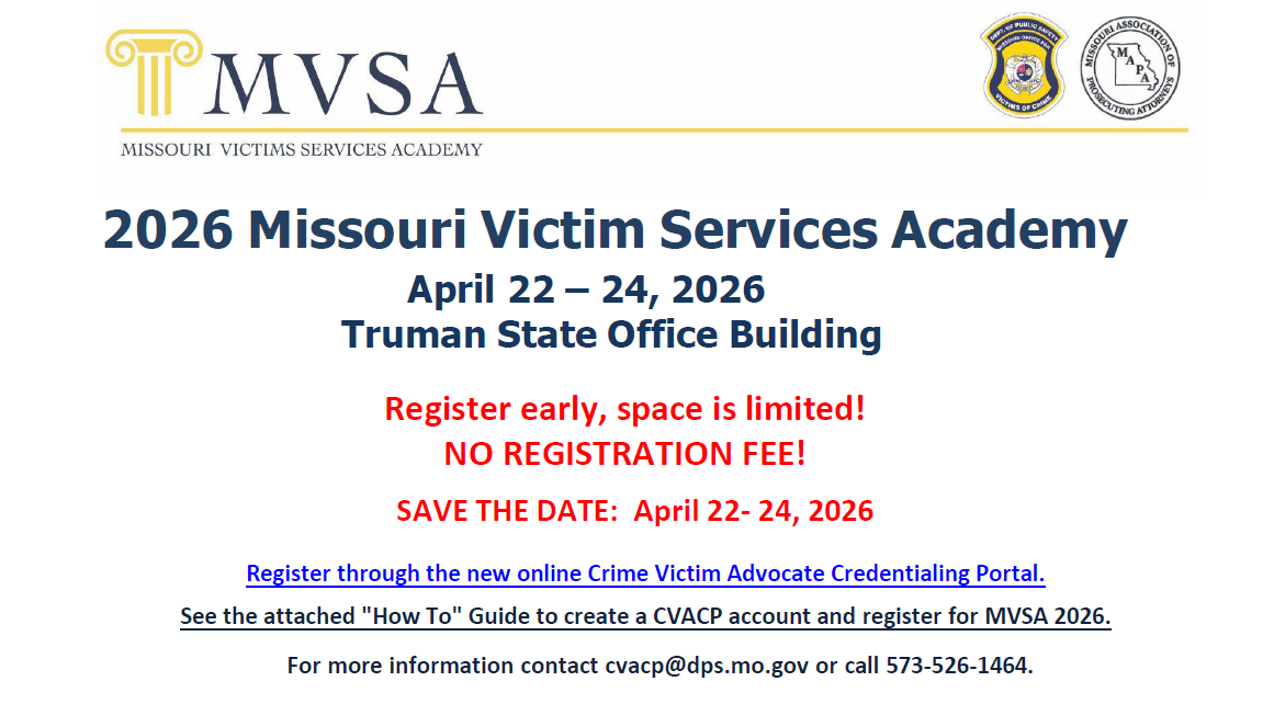 2026 missouri victim services academy