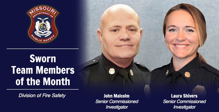 April Sworn Team Member of the Month