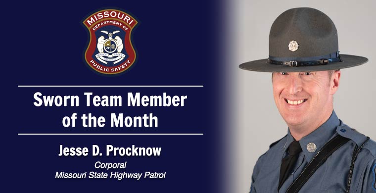 August Sworn Team Members of the Month
