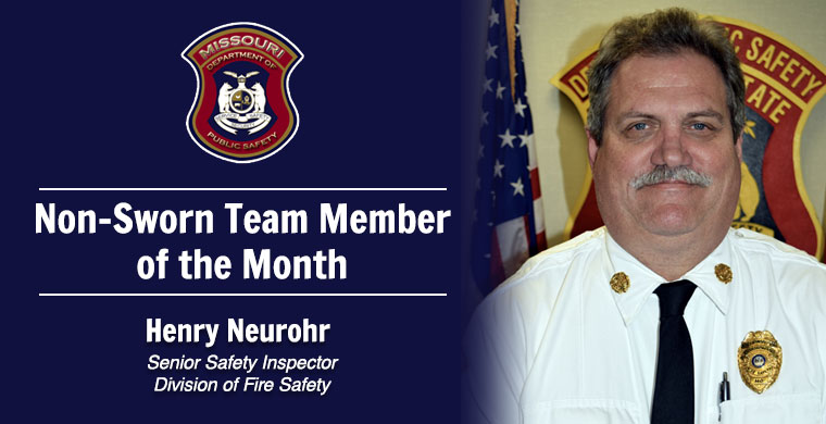 January Non-Sworn Team Member of the Month