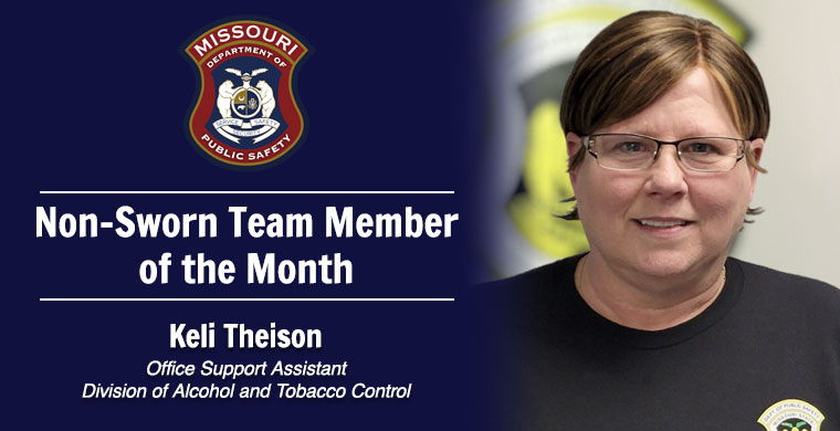 February Non-Sworn Team Member of the Month