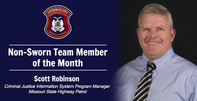 July Non-Sworn Team Member of the Month