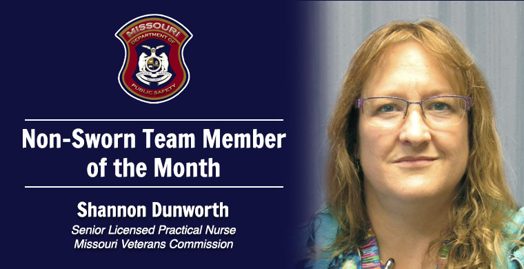 June Non-Sworn Team Member of the Month