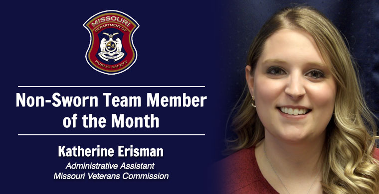 November Non-Sworn Team Member of the Month