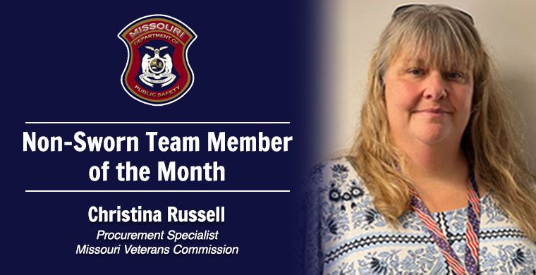 October Non-Sworn Team Member of the Month